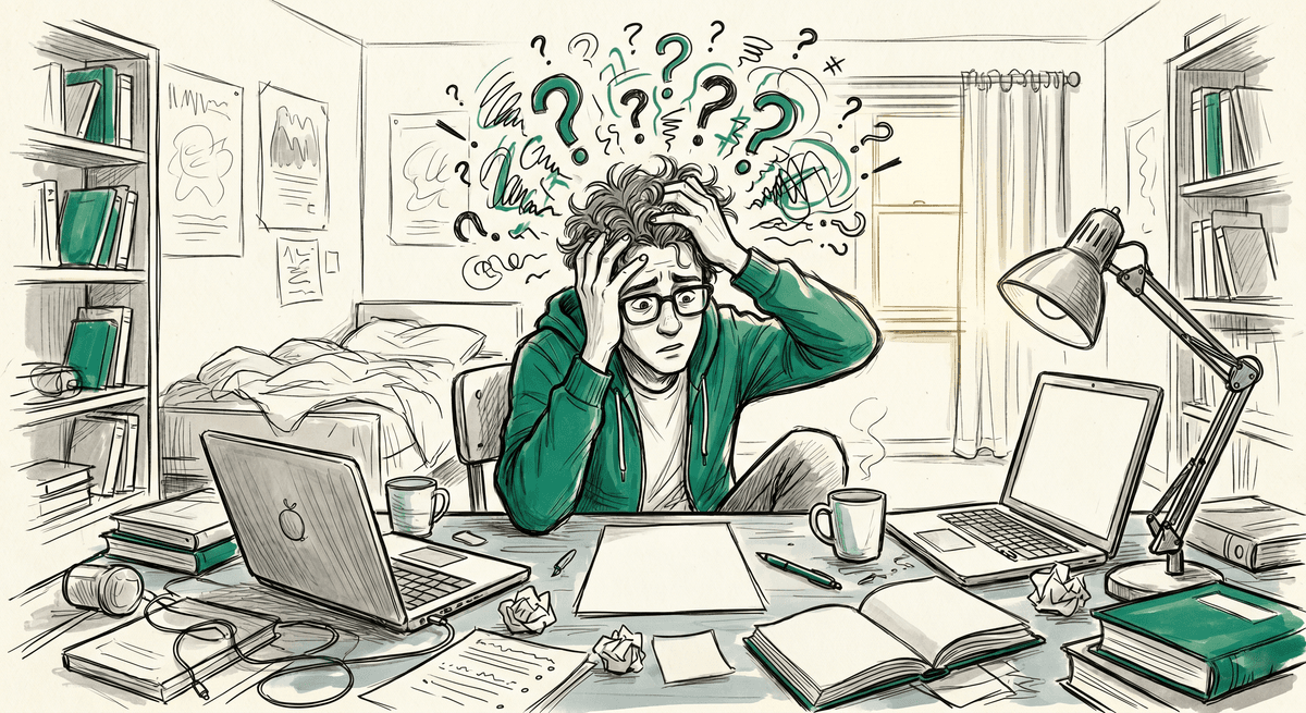 Confused candidate struggling with CV